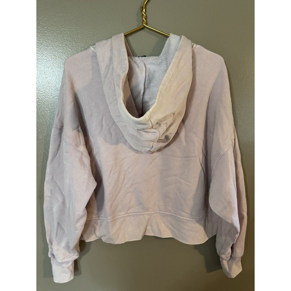 Wild Fable Women's Wedge Zip-up Relaxed Hooded Sweatshirt Mauve Size Medium - Picture 8 of 8